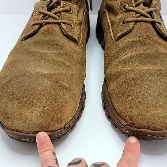 Belleville | C320 tan lace-up combat tactile boots | MENS 11.5 (wide) - Picture 3 of 10